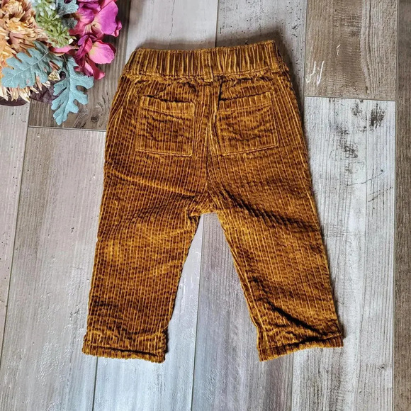 Baby Cat & Jack Cinnamon Brown Tan Corduroy Dressy Pants Size 6-9M NWOT - Picture 2 of 12